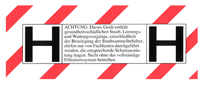 Staubklasse H 