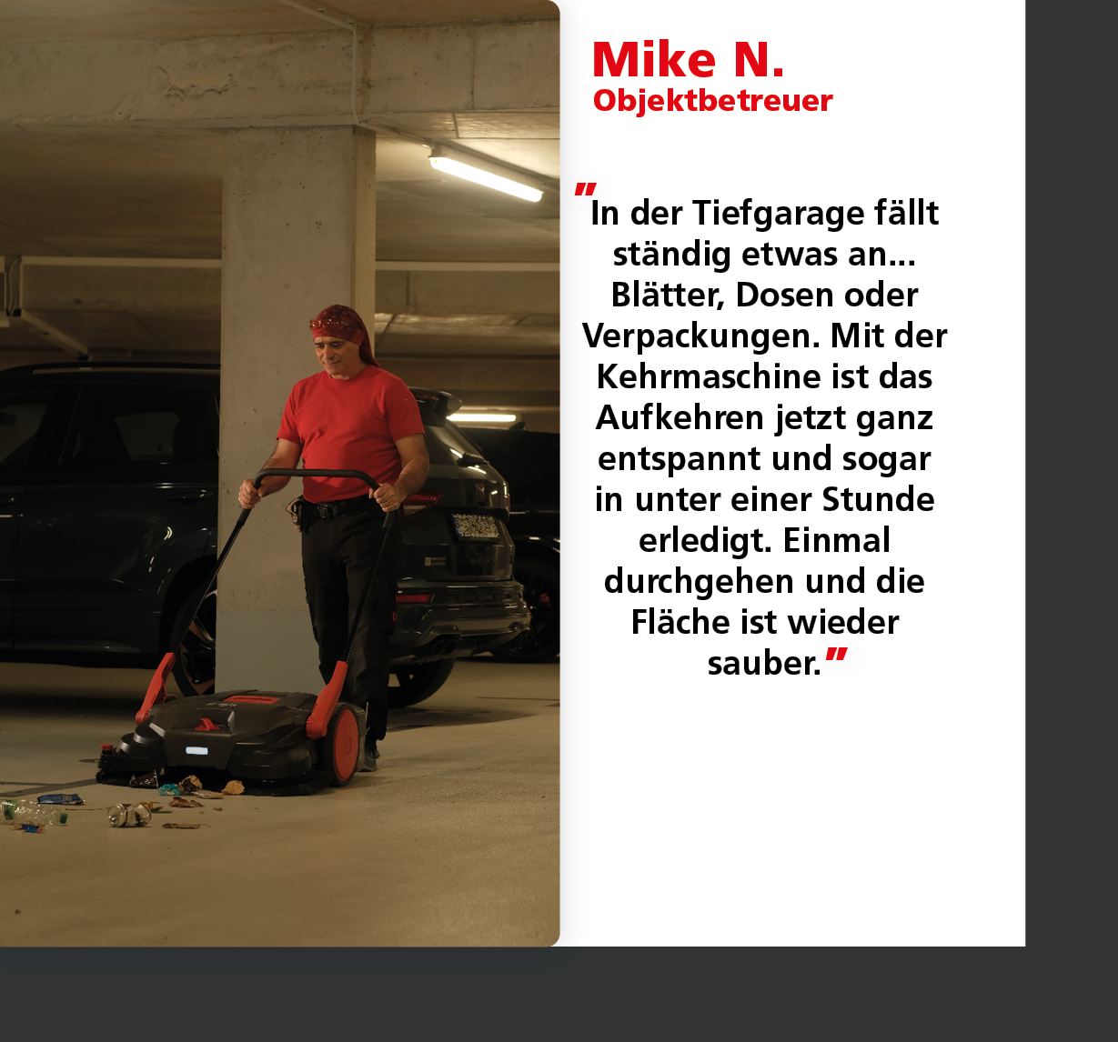 Starmix Kehrmaschine