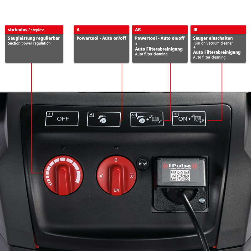 iPulse L-1635 Handwerkersauger – Ideal für die Baustelle