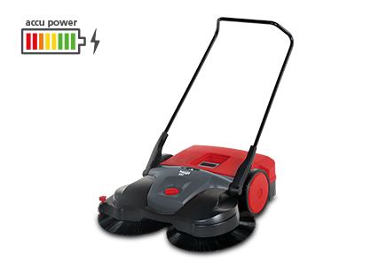 Battery powered sweeper