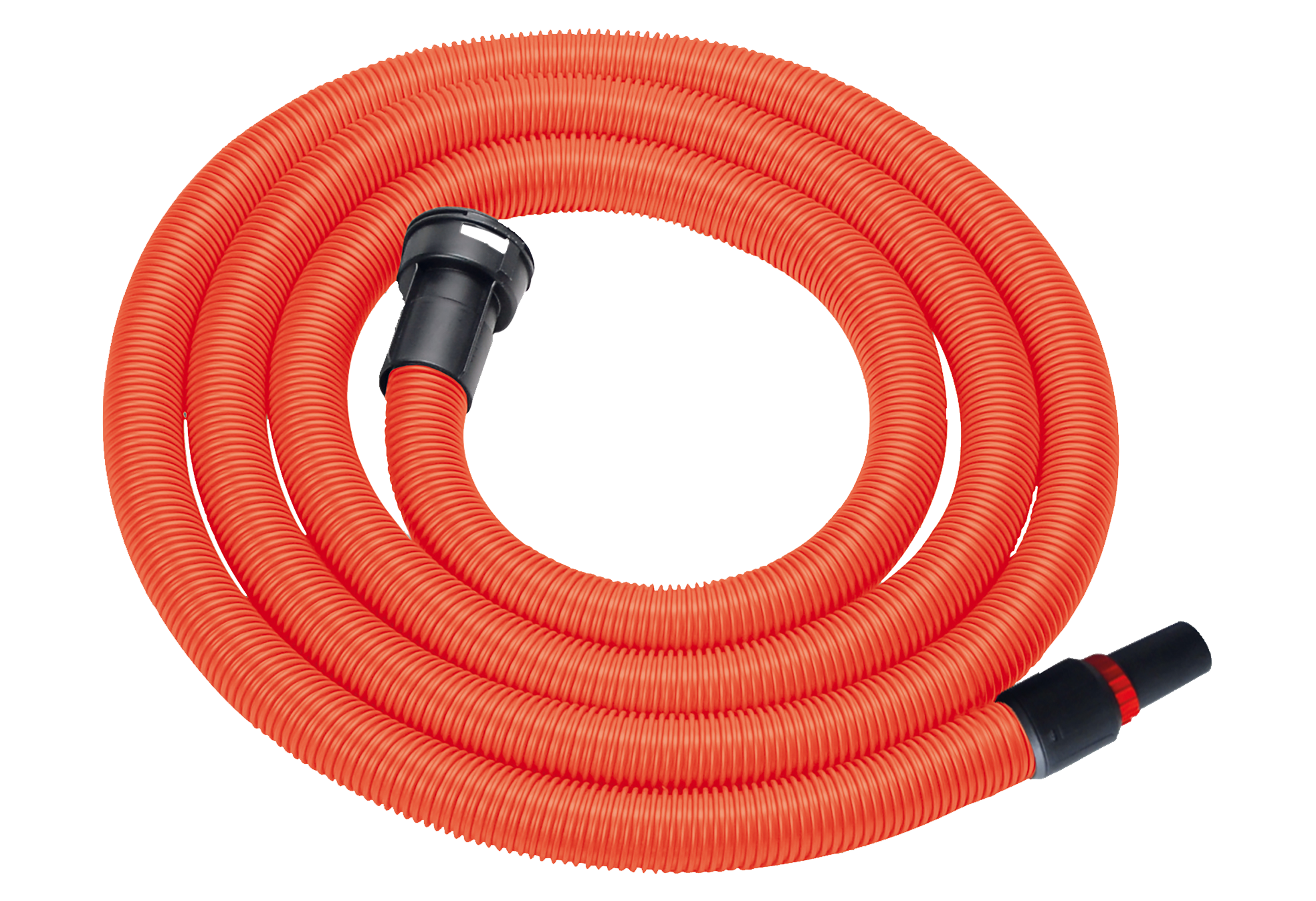 Suction hose 35-500 (signal red) with red air slide